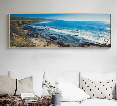 Tranh Trang Trí Sóng Biển Vào Bờ VDS15