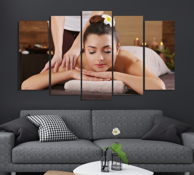 Bộ 5 Bức Cô Gái Spa 2