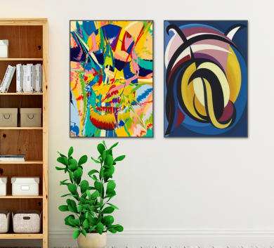 Trang Trang Trí Trừu Tượng VR39