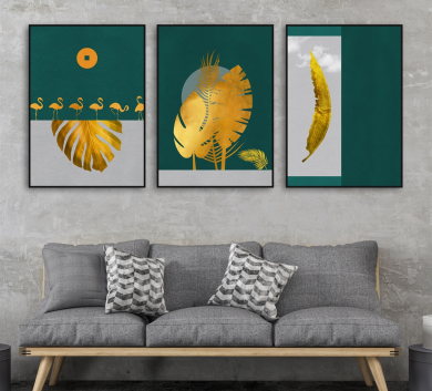 Trang Trang Trí Lá Nhiệt Đới EN37