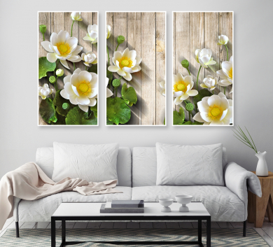 Trang Trang Trí Hoa Sen Đẹp V7-39