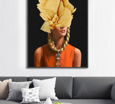 Tranh Trang Trí Cô Gái Thổ Dân CEN55