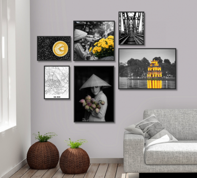 Bộ Tranh Cô Gái Hồ Gươm Đẹp