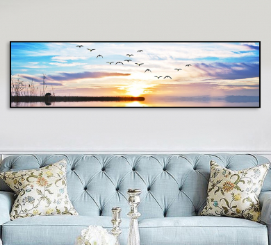 Tranh Trang Trí Hoàng Hôn Biển QYQ-74