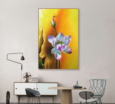 Tranh Treo Tường Hoa Sen EF-36