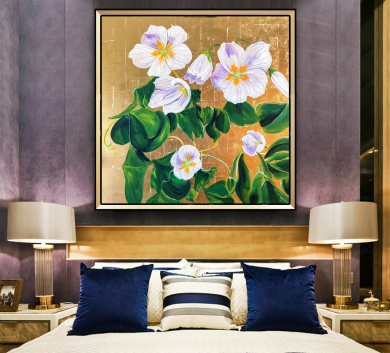 Tranh Treo Tường Bông Hoa Sen AV8-63