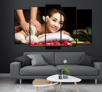 Bộ 5 Bức Cô Gái Spa 3