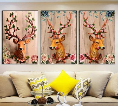 Trang Trang Trí Nai Sừng Tấm V9-41